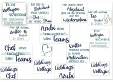 Stickserie - Sprüche At Work 2